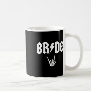 Caneca De Café Bride Rock N Roll Gothic Halloween Chelorette Part