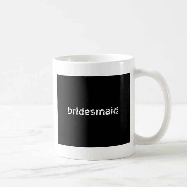 Caneca De Café Bridesmaid (Direita)