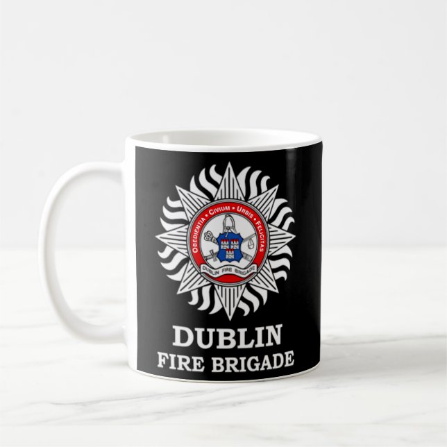 Caneca De Café Brigada de Bombeiros de Dublin (Esquerda)