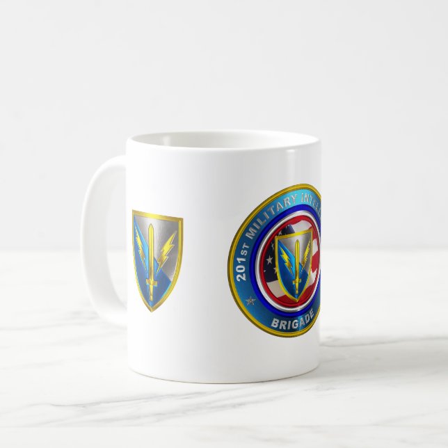Caneca De Café Brigada de Informações Militares Expeditivas de ru (Frente Esquerda)