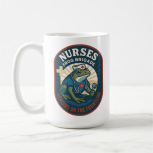 Caneca De Café Brigada de Sapos Enfermeiros – Curadores na Linha