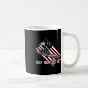Caneca De Café Brigada Uss New Jersey Bb-62 & Combat Warsh