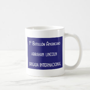 Caneca De Café Brigadas internacionais Abraham Lincoln ø