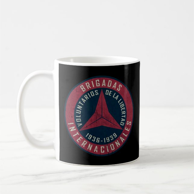 Caneca De Café Brigadas Internacionales 1936 - 1939 T-Shirt (Esquerda)