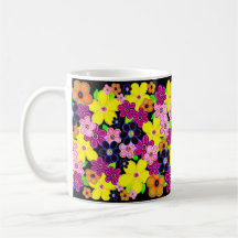 Bright Abstrato Flower Art