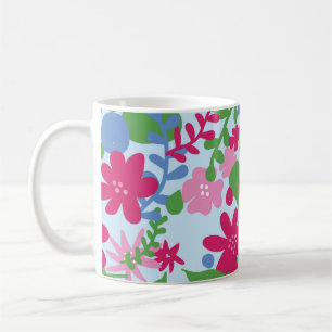 Caneca De Café Bright Floral Mug