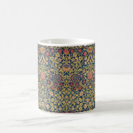 Caneca De Café Bright Violet e Columbine (por William Morris)