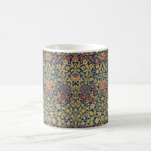 Caneca De Café Bright Violet e Columbine (por William Morris)
