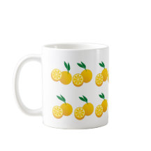 Bright Yellow Lemon Citrus Art