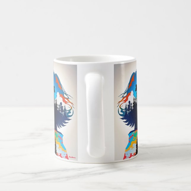 Caneca De Café Brilhância do ADHD (Alça)