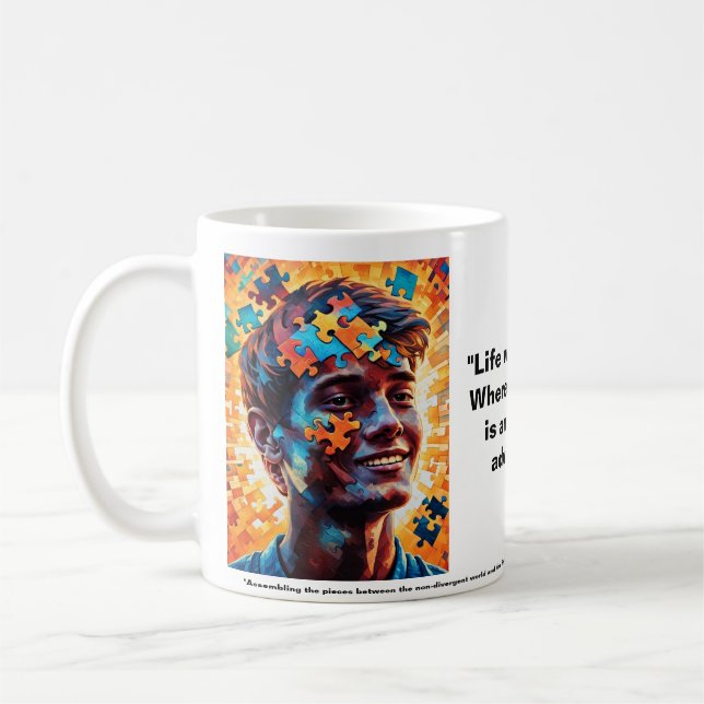 Caneca De Café Brilhância do ADHD (Esquerda)