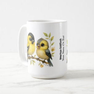 Caneca De Café Brilhante American Goldfinch