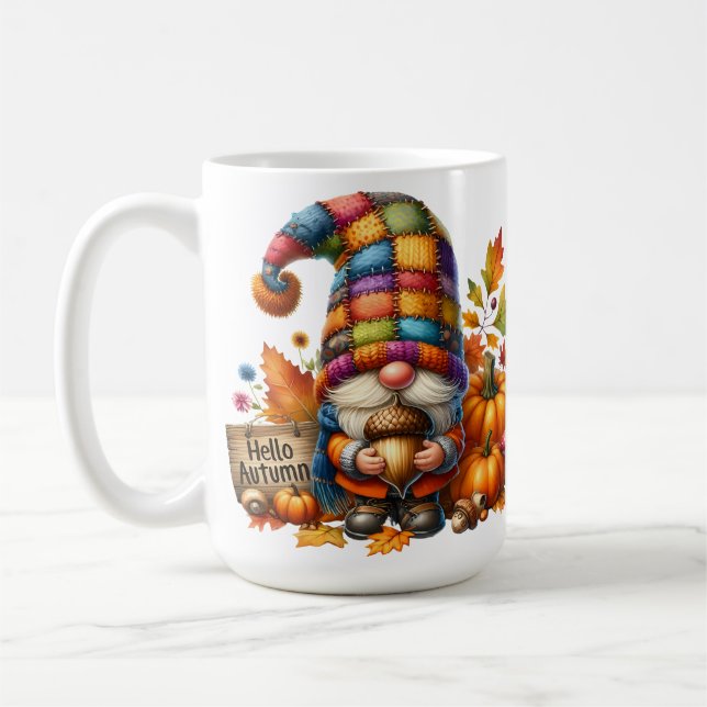 CANECA DE CAFÉ BRILHANTE COR DE PATCHWORK QUEDA NOMES (Esquerda)