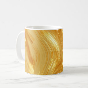 Caneca De Café Brilho cor dourada