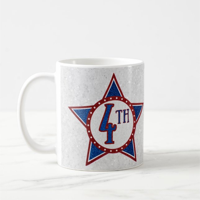 Caneca De Café Brilho de 4 de Julho (Esquerda)