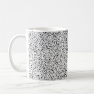 Caneca De Café Brilho de luz cinza prateado