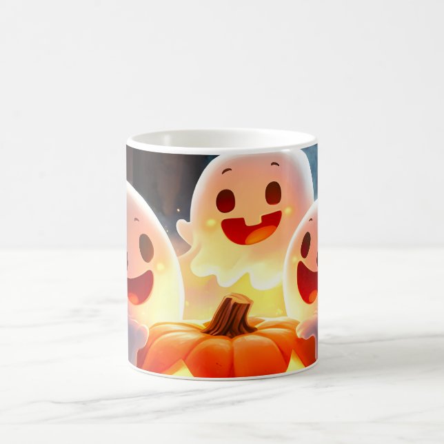 Caneca De Café Brilho do Partido da Bomba Fantasma (Centro)