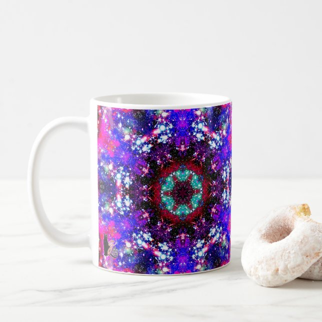 Caneca De Café Brilliance Stellar Kaleid (Com Donut)