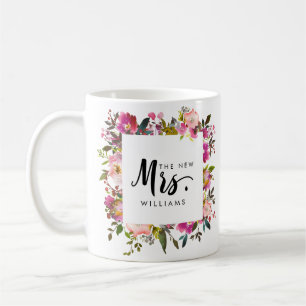 Caneca De Café Brilliant Bloom CASAMENTO DA NOVA SENHORA Typogr