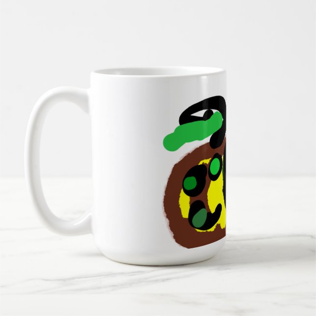 Caneca De Café Brincadeira de Gato Negro (Esquerda)