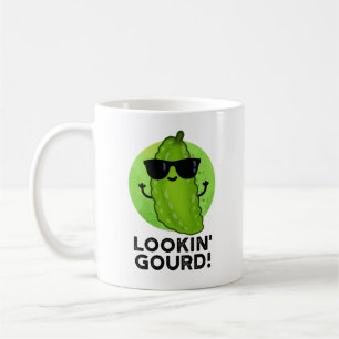 Caneca De Café Brincadeira de Legume Engraçado Abobrinha Legal