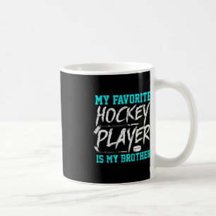 Caneca De Café Brincadeira Hockey Tee Brother Novelty Sibling