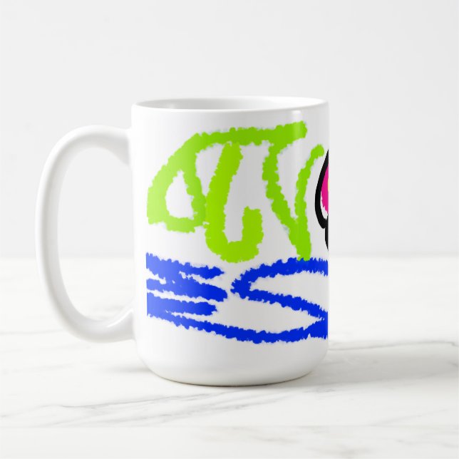 Caneca De Café Brincadeiras de flamingos cor-de-rosa, diversão de (Esquerda)