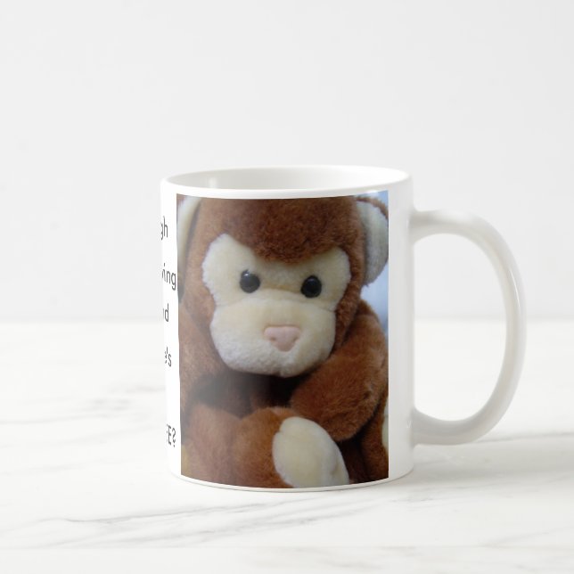 Caneca De Café Brincando com Macaco (Direita)