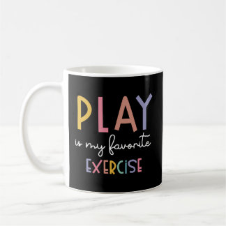 Caneca De Café Brincar É Meu Exercício Favorito Físico Em Pediatr