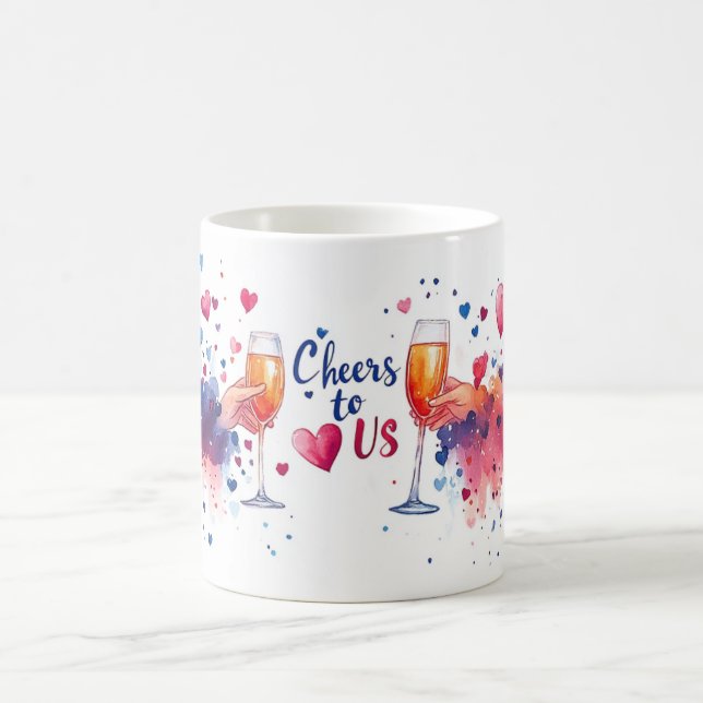 Caneca De Café Brinde a Nós Taça de Champanhe Casamento  (Centro)