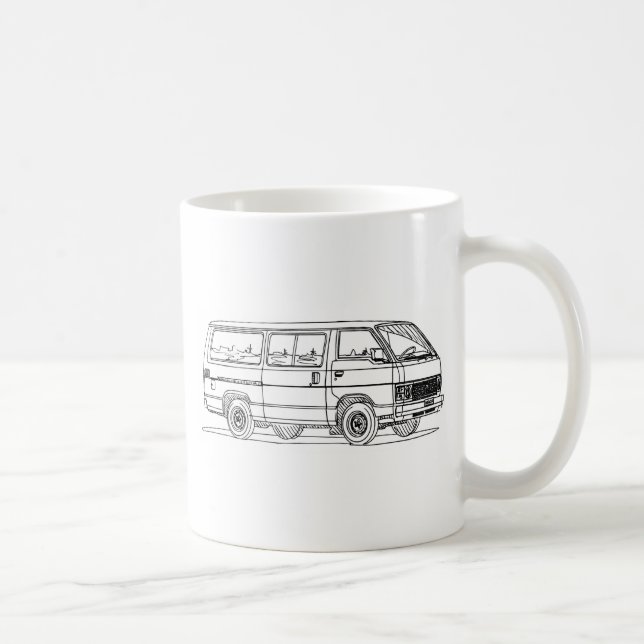 Caneca De Café Brinquedo Hiace gen3 1982+ (Direita)