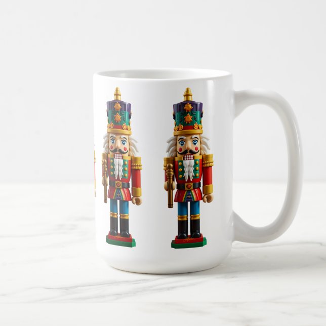 Caneca De Café Brinquedo Noz-Noz de Natal Colorido (Direita)
