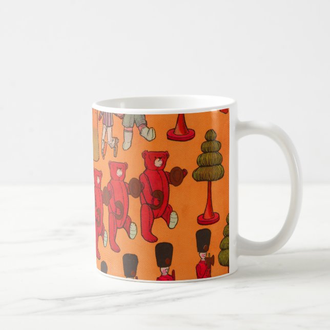 Caneca De Café Brinquedos de Natal Brincadeiras (Direita)