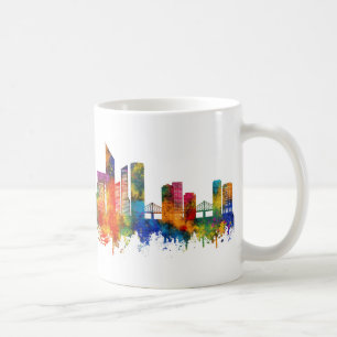 Caneca De Café Brisbane Austrália Skyline