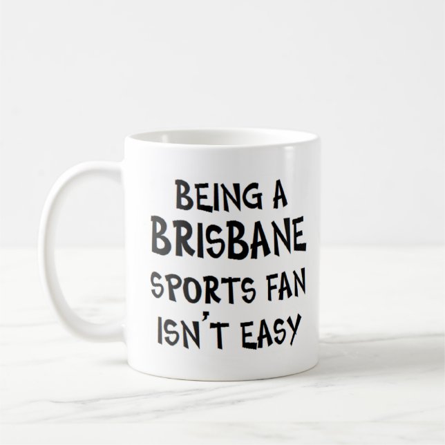 Caneca De Café brisbane sports fan, being (Esquerda)