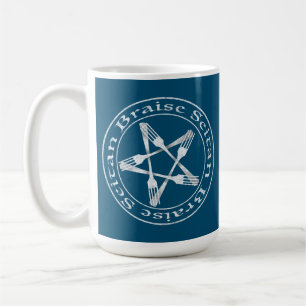 Caneca De Café Brise Seitan Vegan Pentagram (versão leve)
