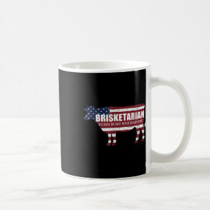 Caneca De Café Brisketarian Brisket Churrasco Humor Crude Barbecu
