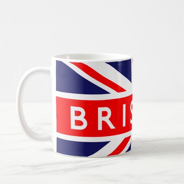 Caneca De Café Bristol: British Flag (Esquerda)