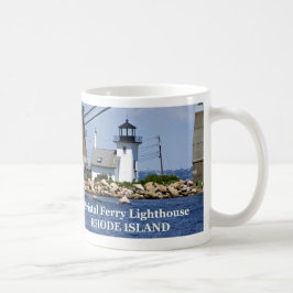 Caneca De Café Bristol Ferry Lighthouse, Rhode Island Mug