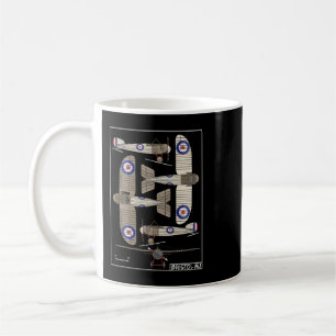 Caneca De Café Bristol M.1 Monoplane Scout British WW1 Fighter Pl