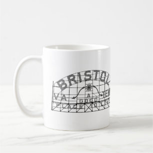 Caneca De Café Bristol Slogan Sinal imagem dupla