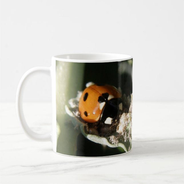 Caneca De Café British 7 Spot Ladybug Mug (Esquerda)