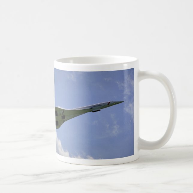 Caneca De Café British Airways Concorde, descolando em Heathrow A (Direita)