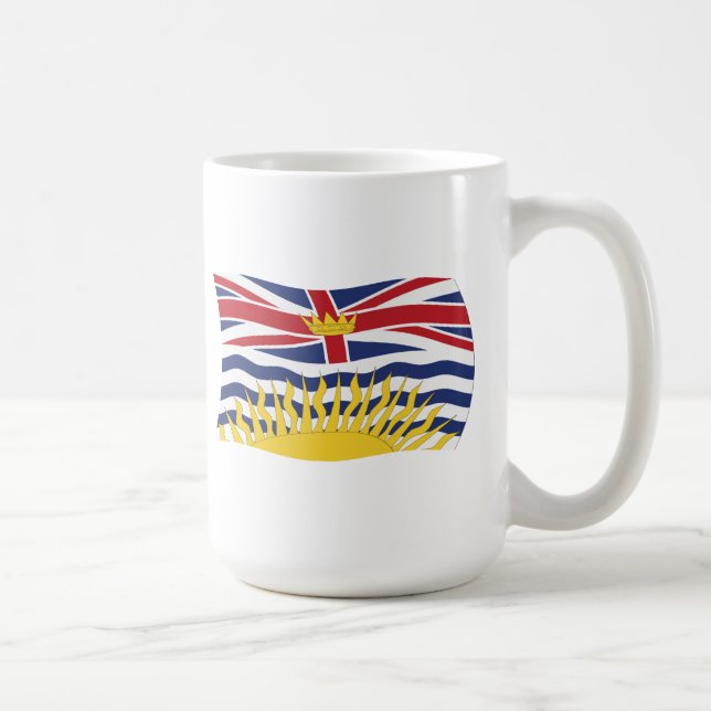 Caneca De Café British Columbia Flag Mug (Direita)