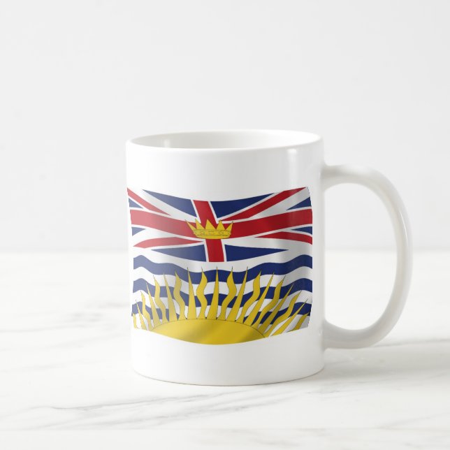 Caneca De Café British Columbia Flag Mug (Direita)