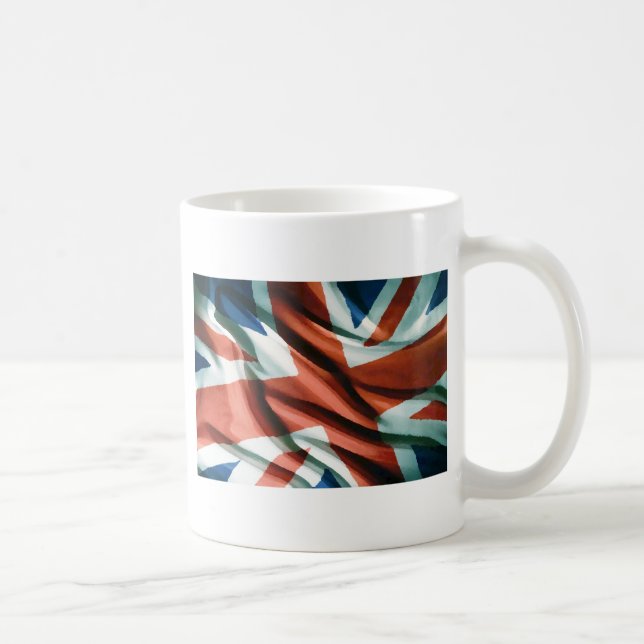 Caneca De Café British Flag Pop Art (Direita)