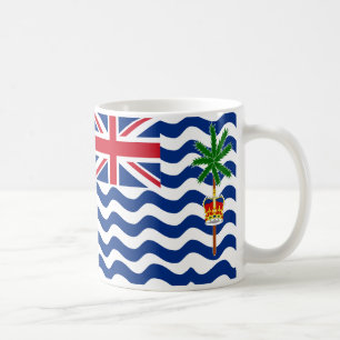 Caneca De Café British Indian Ocean Territory Flag Cerâmica Mug