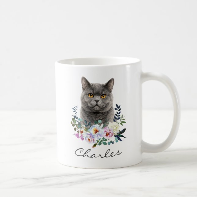 Caneca De Café British Shorthair (Direita)
