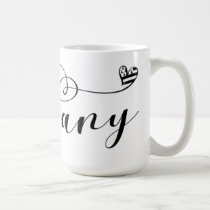 Caneca De Café Brittany Flag in Heart, Breton