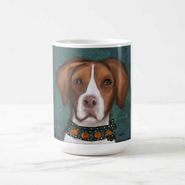 Caneca De Café Brittany Spaniel (Centro)